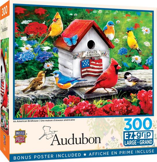 Imagem de Obras-primas do quebra-cabeça An American Birdhouse 300 peças