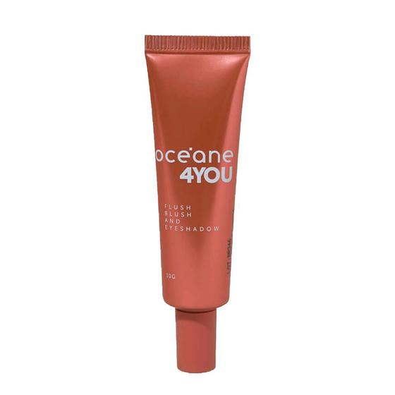 Imagem de Océane 4you Flush Blush And Eyeshadow Bright Joy - Blush Líquido Laranja 10g