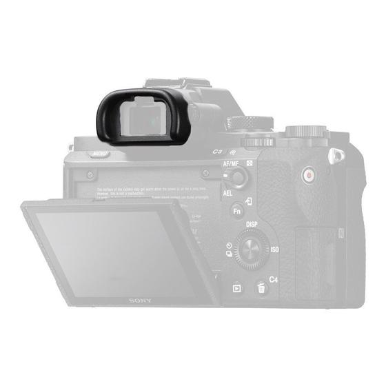 Imagem de Ocular Eyecup Sony EP-11 EP-18 Compatível A9 A7S II A7S A7R A7R II A7R A7 III A7 II A7 A99 II A58 entre outras