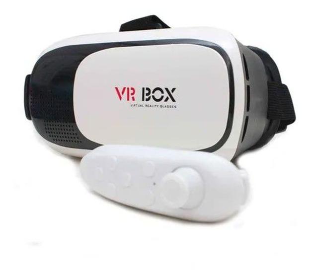 Imagem de Óculos 3d Realidade Virtual Com Controle Para Celular Jogos - BOX EDILSON