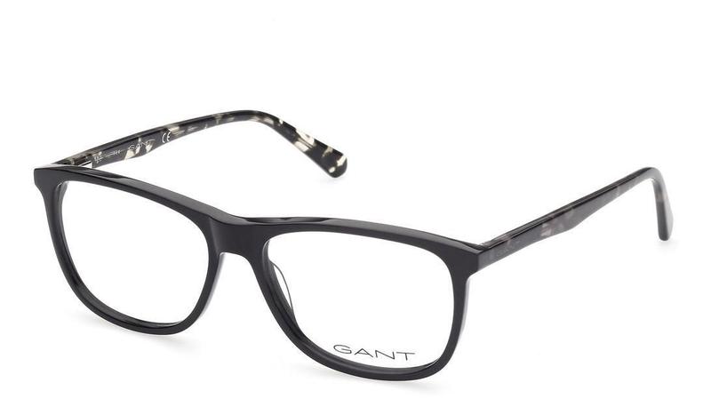 Imagem de Óculos Armação Gant Ga3225 001 Preto Acetato Masculino