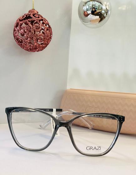 【高い素材】 Óculos armação Grazi Massafera 3064 H564 acetato quadrado スマートフォン本体