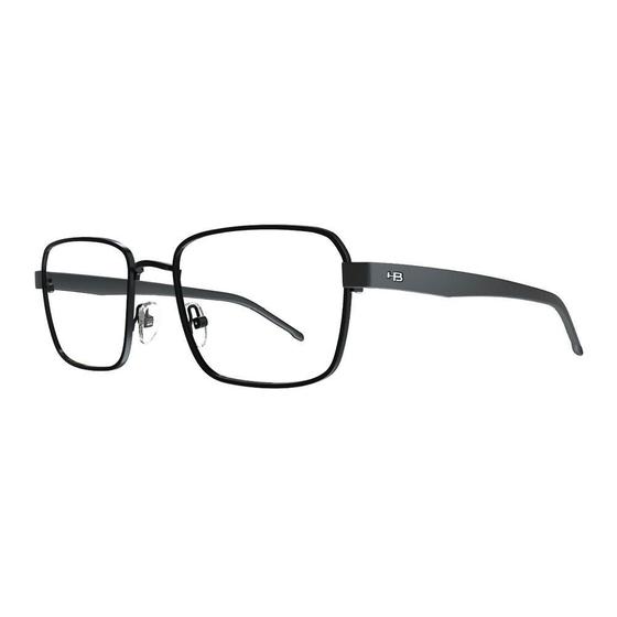 Imagem de Óculos Armação Hb M.010409 C.0615 Fosco Grafite Preto
