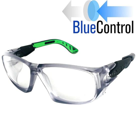 Imagem de Óculos Blue Control Univet 5x9 Verde Com Proteção Luz azul