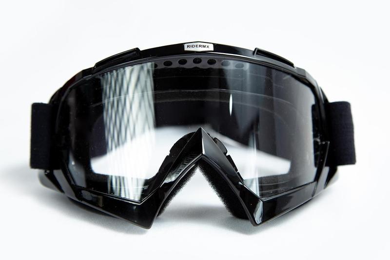 Imagem de Óculos Brilho Motocross Trilha Com Lente Transparente Enduro