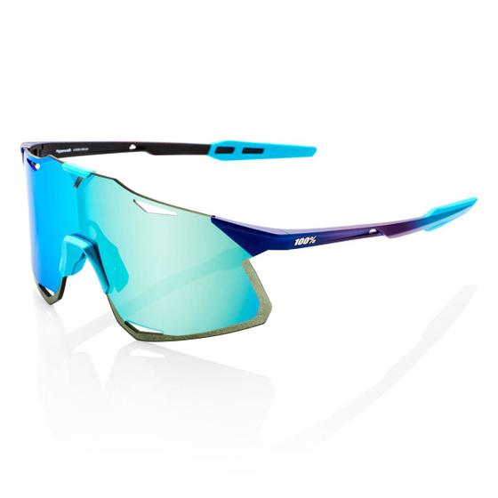 Imagem de Óculos Ciclismo 100% Hypercraft Matte Metallic Into The Fade Blue Topaz Multilayer Lens