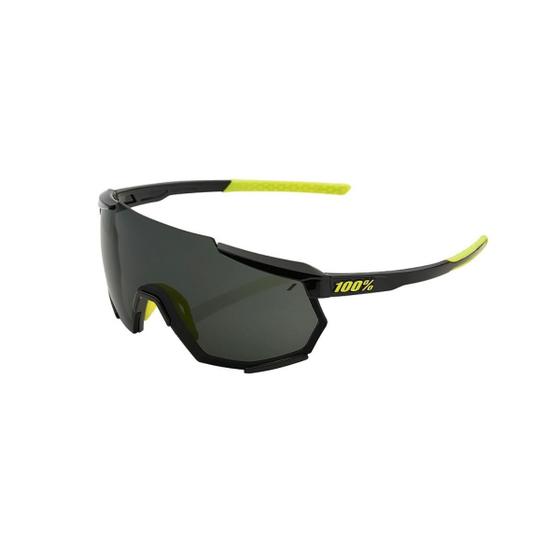 Imagem de Óculos Ciclismo 100% Racetrap Armação Preta e Amarela