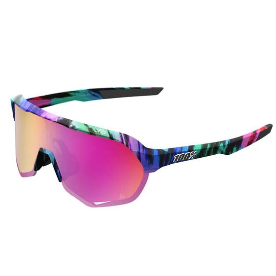 Imagem de Óculos Ciclismo 100% S2 Peter Sagan Tie Dye Purple Multilayer Mirror Lens