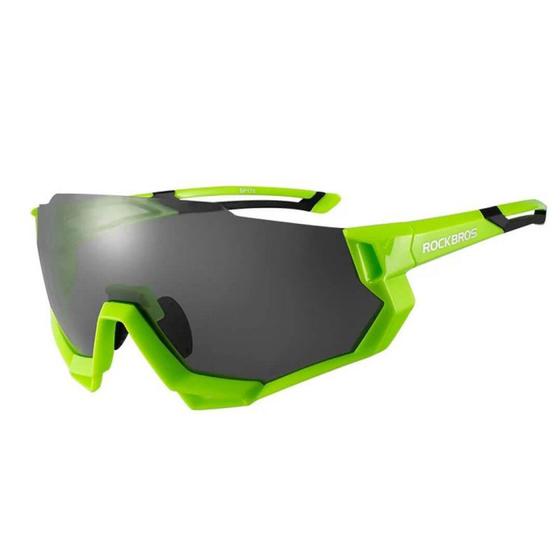 Imagem de Óculos ciclismo rockbros 5 lentes verde