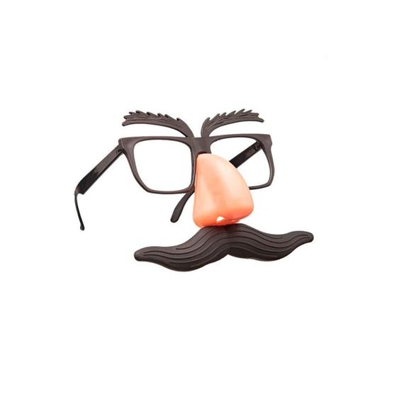 Imagem de Óculos Com Bigode Nariz E Sobrancelha Festa Fantasia