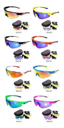 Imagem de Oculos De Ciclismo Mtb/estrada - 5 Lentes - 8 Modelos