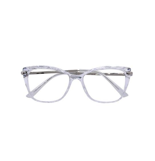 Imagem de Óculos De Grau Armações Cristal Transparente Diamante Chic