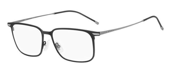 Imagem de Óculos de Grau Boss Masculino Titânio Retangular Preto 1253 003