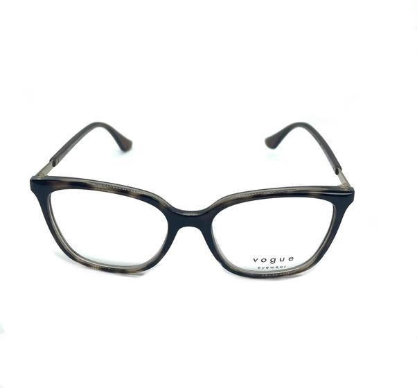 Imagem de Óculos de Grau Feminino Vogue Havana - Acetato 53mmx44mm