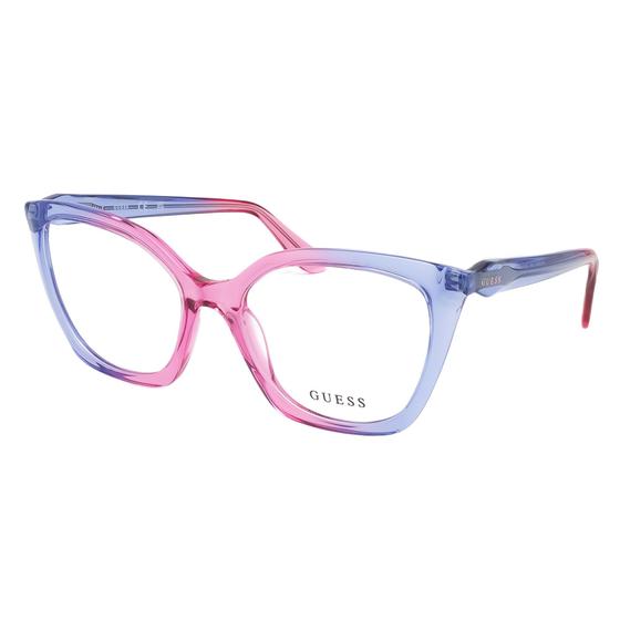 Imagem de Óculos de Grau Guess GU2965 092 Rosa/Azul Transparente