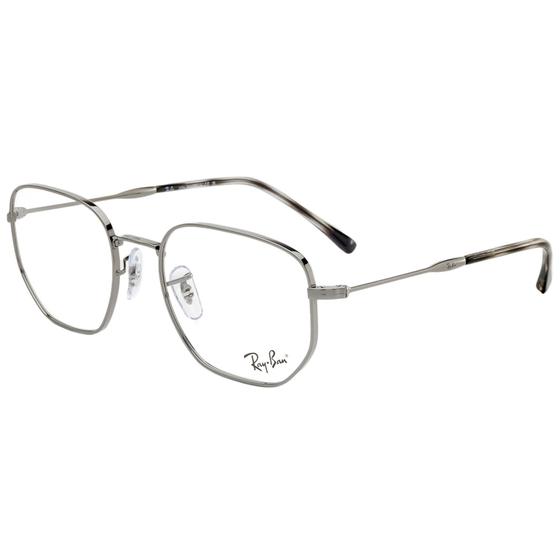 Óculos de Grau Hexagonal Ray-Ban RB6496L 2502 Prata Imagem de Óculos de Grau Hexagonal Ray-Ban RB6496L 2502 Prata