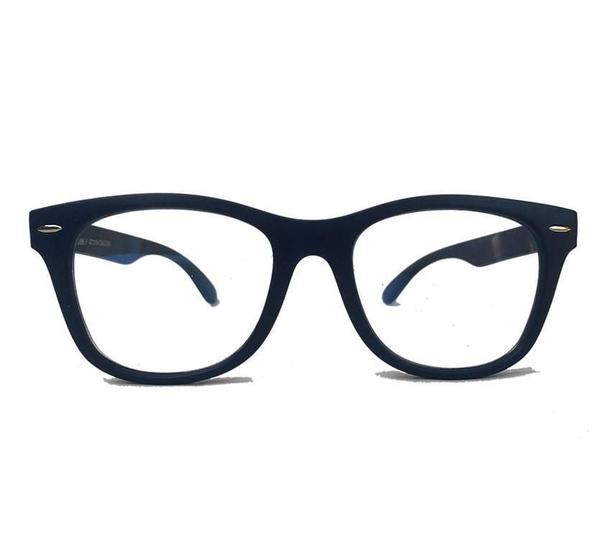 Imagem de Oculos De Grau Infantil Inquebrável Silicone Wayfarer Azul
