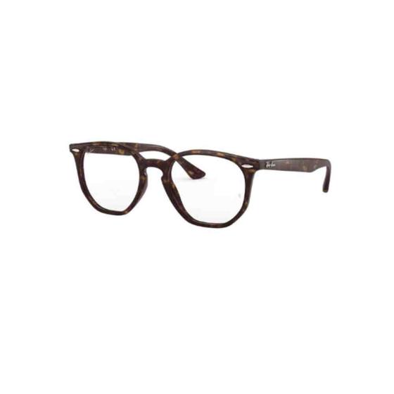 Óculos de Grau Marrom Ray-Ban Hexagonal RX7151 Menor preço em Óculos de Grau Marrom Ray-Ban Hexagonal RX7151