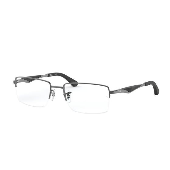 Óculos de Grau Masculino Ray Ban RB6285 Metal Grafite Menor preço em Óculos de Grau Masculino Ray Ban RB6285 Metal Grafite