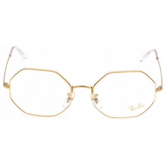 Imagem de Óculos de grau metal hexagonal dourado - ray ban dourado