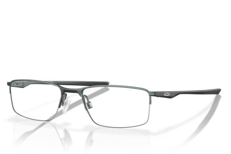 Imagem de Óculos de grau Oakley OX3218 1256 Socket 5.5 - Dk Mt Silver Blue Colorshift / Demo Lens