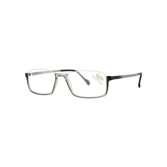 Imagem de Óculos de Grau Stepper Titanium Cinza Retangular