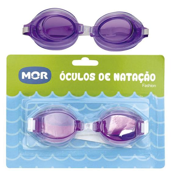 Imagem de Óculos De Natação Infantil Fashion Mor 3a6 Anos Piscina Mar