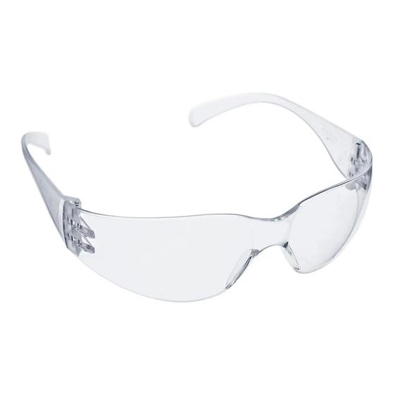 Imagem de Óculos de Proteção Segurança Antirrisco Incolor Transparente EPI