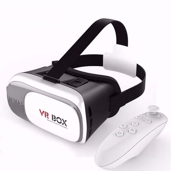 Imagem de Oculos De Realidade Virtual 3d + Controle Bluetooth - Vr Box