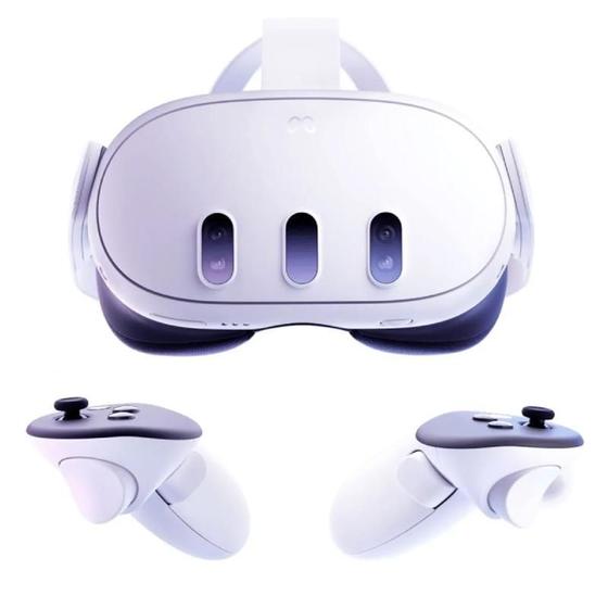 Óculos De Realidade Virtual Meta Quest 3, 512Gb, Branco - VR Óculos De Realidade Virtual Meta Quest 3, 512Gb, Branco - VR