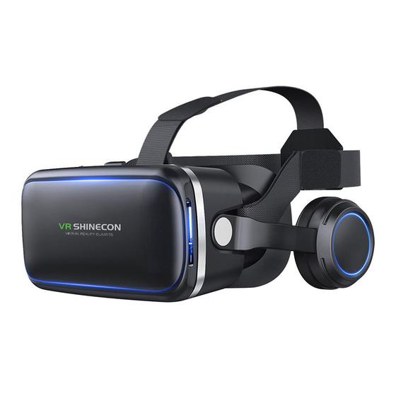Óculos De Realidade Virtual VR 3d Para Celular Com Fone De Ouvido Imersão Total Menor preço em Óculos De Realidade Virtual VR 3d Para Celular Com Fone De Ouvido Imersão Total