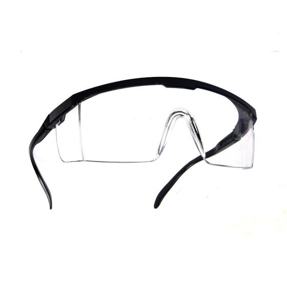 Imagem de Óculos de Segurança EPI Sobrepor Jaguar Incolor CA Proteção Klipso