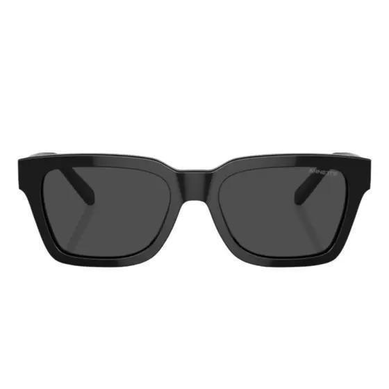 Imagem de Óculos de Sol Arnette Preto Brilho Cinza Escuro 53mm