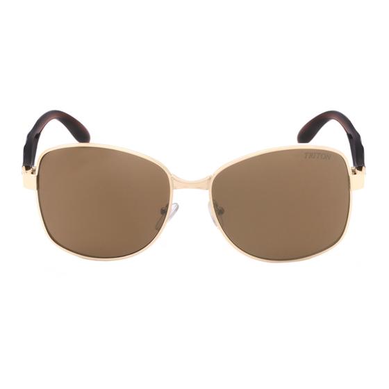 Imagem de Óculos de sol aviador dourado a2425 triton eyewear