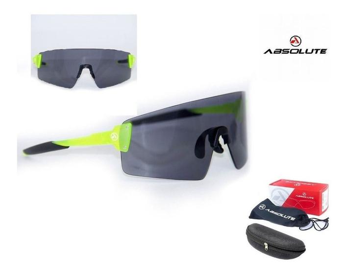 Imagem de Óculos De Sol Ciclismo Absolute Prime Ex Lente Uv400 Neon