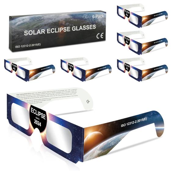Imagem de Óculos de Sol Eclipse Keyaluo AAS Aprovado - Pacote com 6 Unidades (2024)