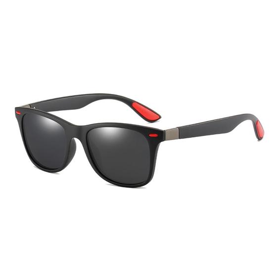 Imagem de Óculos De Sol Esportivo Lentes Polarizadas Antirreflexo Com Proteção UV400 Retrô
