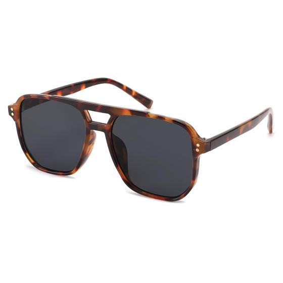 Imagem de Óculos de sol FEISEDY Retro Square Aviator 70s UV400 B2835