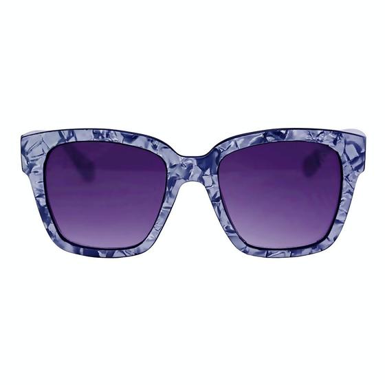 Imagem de Óculos De Sol Feminino Quadrado Oversized Gateado Retro Acetato Mackage - Condessa