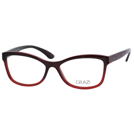 Imagem de Óculos de Sol Feminino Quadrado Vermelho 52mm