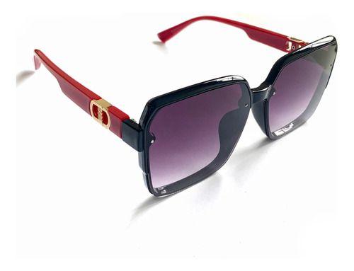 Imagem de Oculos De Sol Feminino Retangular Uv400 Blogueira Moda Praia