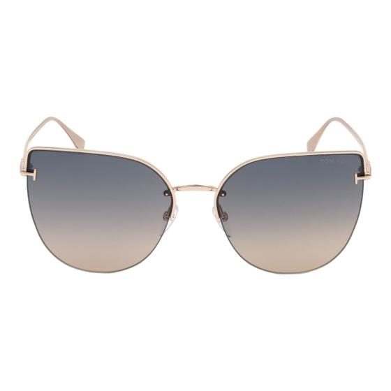 Imagem de Óculos de Sol Feminino Tom Ford 652 Metal Gatinho