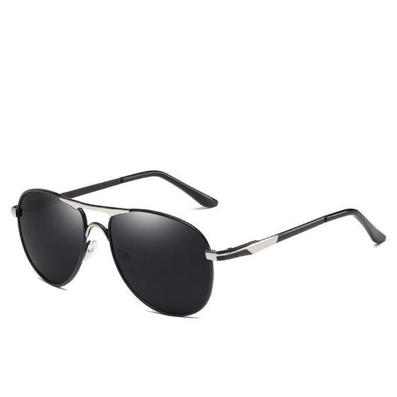Óculos de Sol Hdcrafter Masculino Aviador Polarizado e com Proteção UV400 Menor preço em Óculos de Sol Hdcrafter Masculino Aviador Polarizado e com Proteção UV400