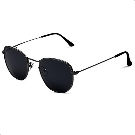 Imagem de Oculos de Sol Hexagonal Masculino Feminino Clássico Moda Retro Proteção UVA