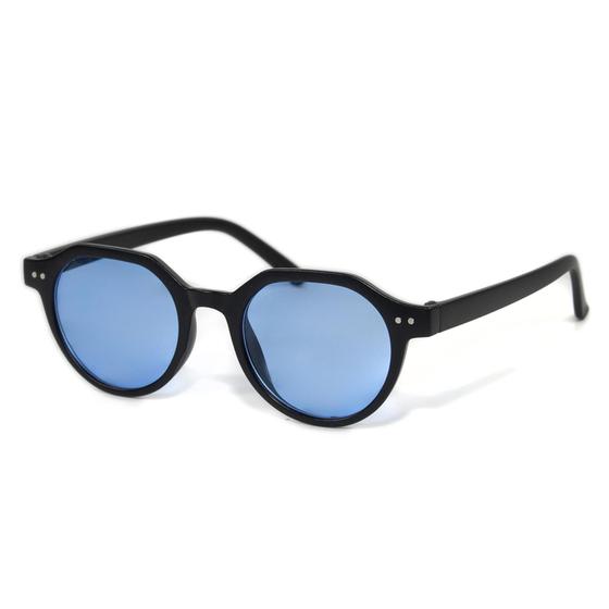Imagem de Óculos De Sol Hexagonal Unissex Da Moda Lentes Uv400 Com Case