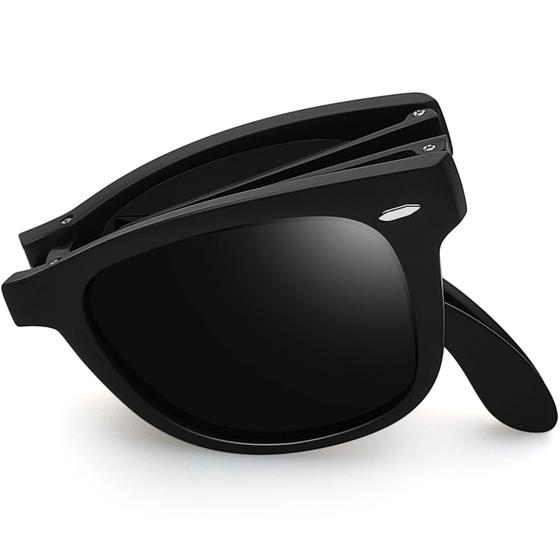 Imagem de Óculos de Sol Joopin - Modelo Quadrado Dobrável Retrô com Proteção UV400