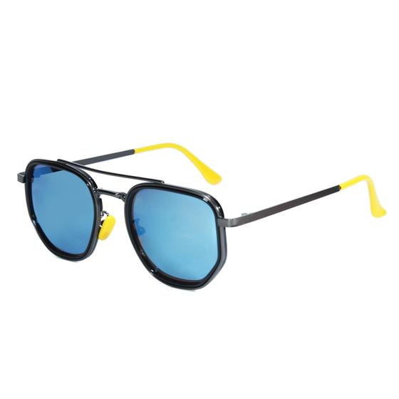 Imagem de Óculos de Sol Masculino e Feminino Hexagonal Linha Premium Lançamento Proteção UV400 Envio Imediato