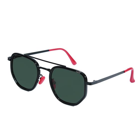 Imagem de Óculos de Sol Masculino e Feminino Hexagonal Linha Premium Lançamento Varias Cores Acompanha Case