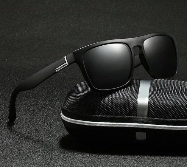 Óculos De Sol Masculino POLARIZADO Square Proteção 400 Uv ORIGINAL - OMG Imagem de Óculos De Sol Masculino POLARIZADO Square Proteção 400 Uv ORIGINAL
