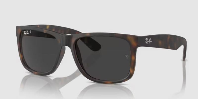 Imagem de Óculos de Sol Masculino Ray-Ban Justin RB4165 865/87 55 Polarizado